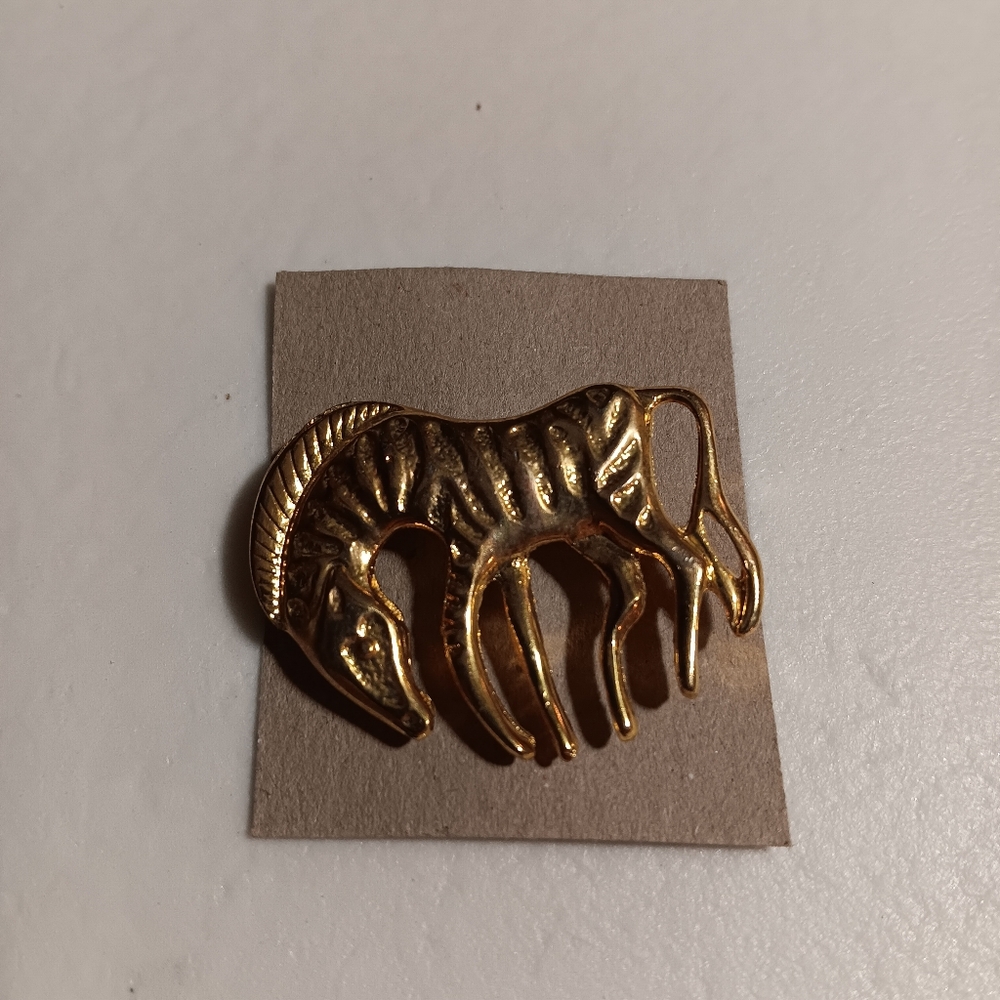Vintage Zebra Pin